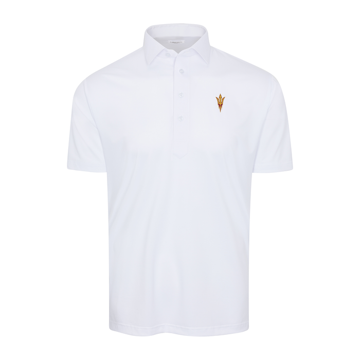 Arizona State Semi-Spread Collar Polo White