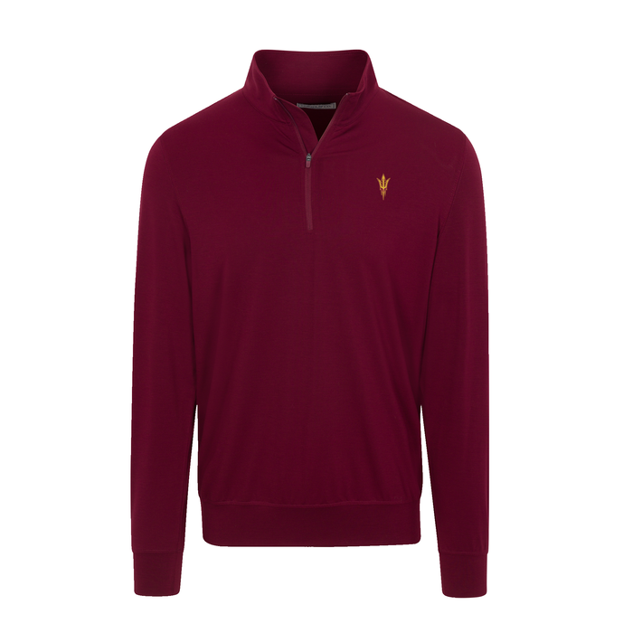 Arizona State Velocity Performance Quarter Zip Maroon