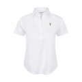 Arizona State Women's Cap Sleeve Semi Spread Polo White
