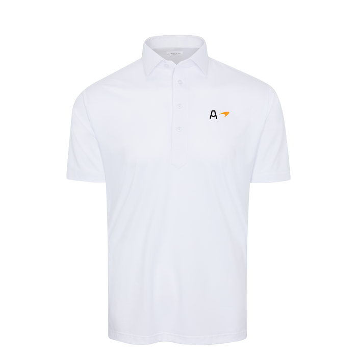 Arrow McLaren Semi-Spread Collar Polo White