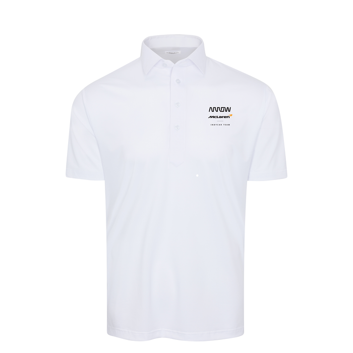 Arrow McLaren Semi-Spread Collar Polo White
