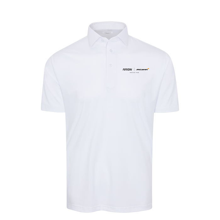 Arrow McLaren Semi-Spread Collar Polo White