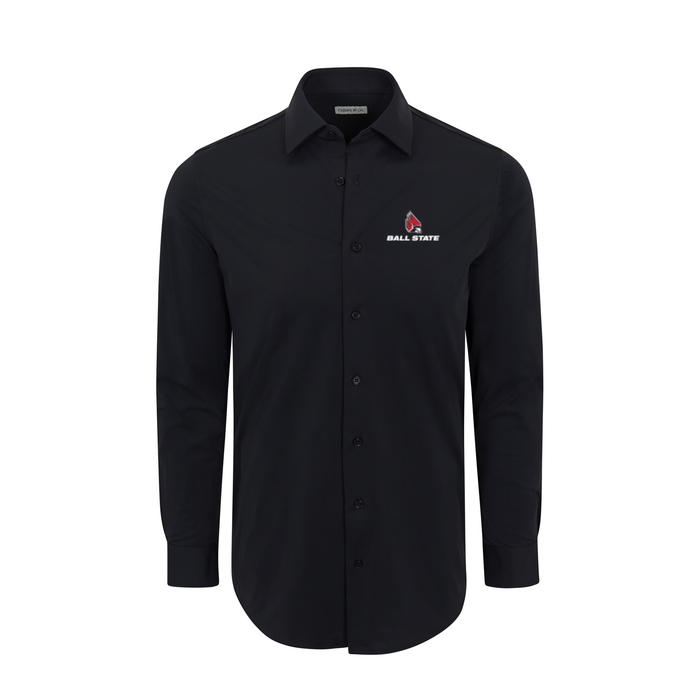 Ball State Apex Performance Dress Shirt Black