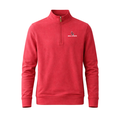 Ball State Cloud Cotton Quarter Zip Pullover Sunset Red