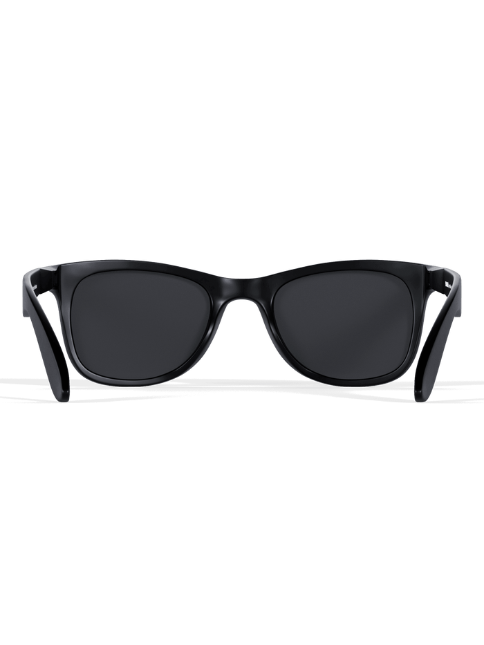 Blackout Square Running Sunglasses - Polarized UV400 for Men & Women