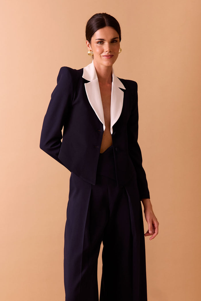 BLAZER NARENMARINO/BLANCO