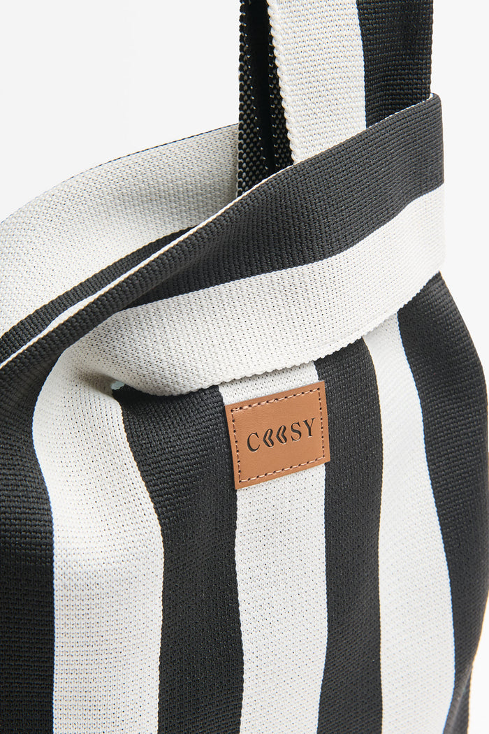 BOLSO MIKONOS NEGRO/BLANCO