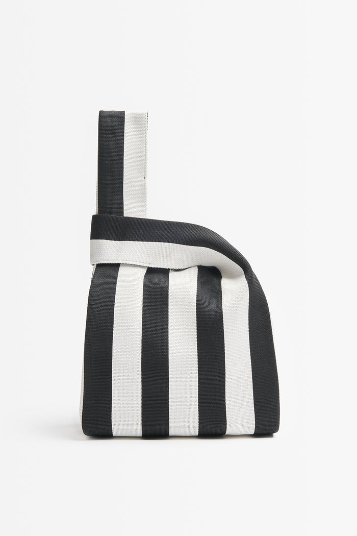 BOLSO MIKONOS NEGRO/BLANCO