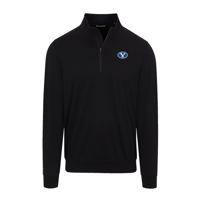 BYU Velocity Performance Quarter Zip Black
