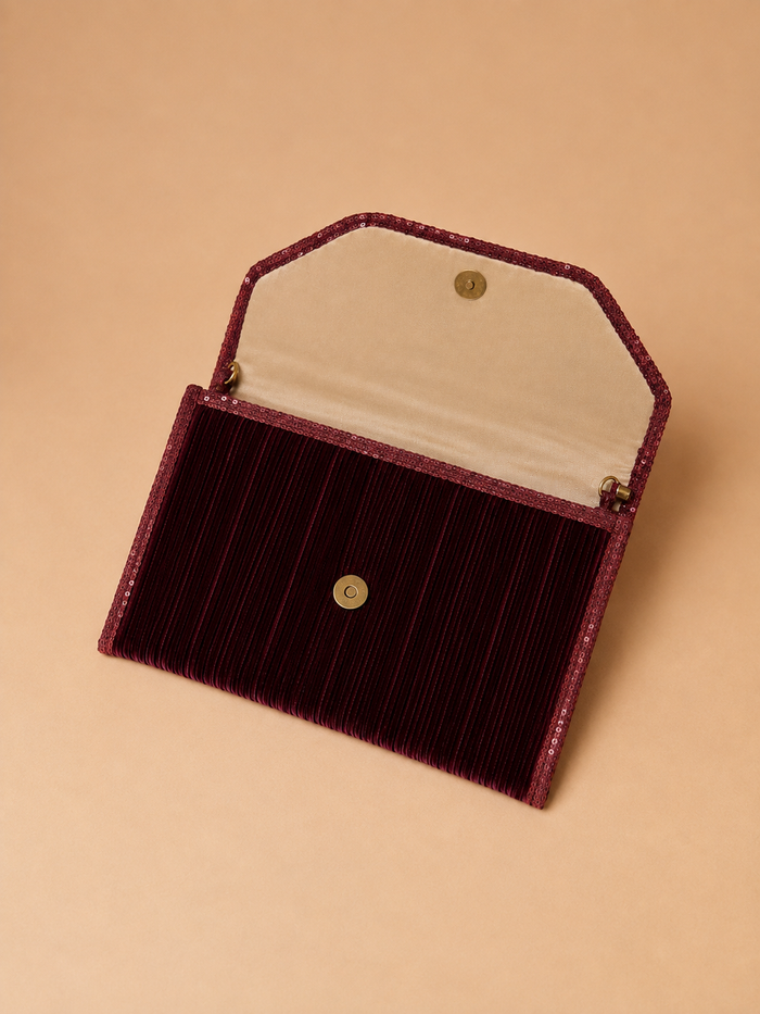 CARTERA MUSE BURDEOS