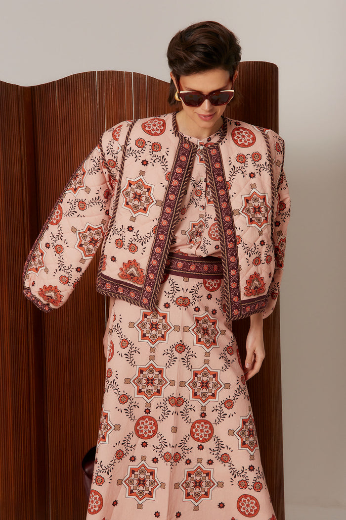 CHAQUETA MOSAICOROSA