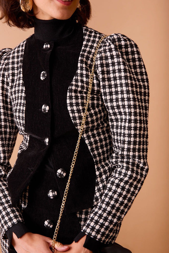 CHAQUETA NOIRELBLANCO/NEGRO