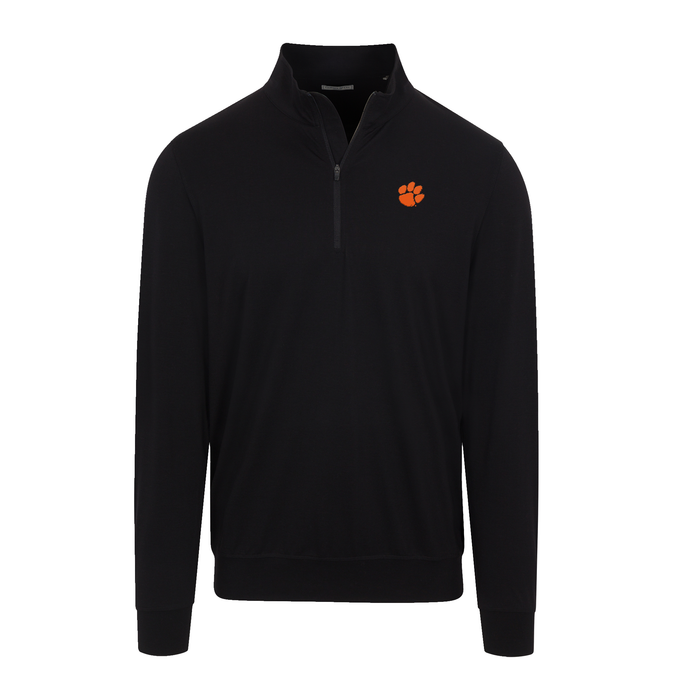 Clemson Velocity Performance Quarter Zip Black