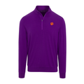 Clemson Velocity Performance Quarter Zip Purple