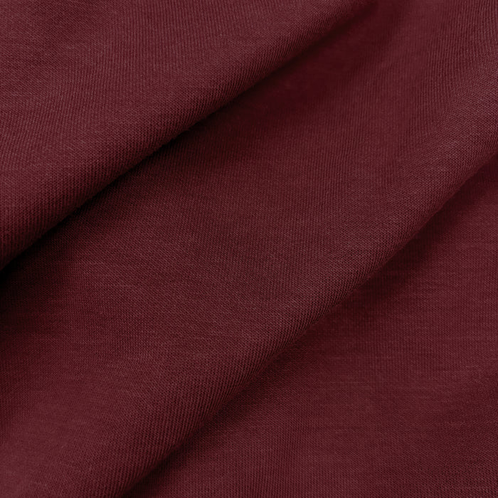 Cloud Cotton Quarter Zip Merlot