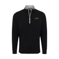 Collars & Co. Alpha Epsilon Pi DriRelease® Performance Pullover Black with Light Grey Trim