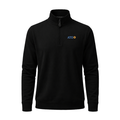 Collars & Co. Alpha Tau Omega Cloud Cotton Quarter Zip Pullover Black