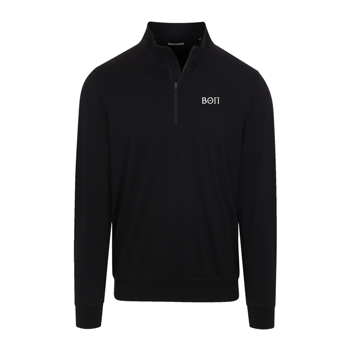 Collars & Co. Beta Theta Pi Velocity Performance Quarter Zip Black