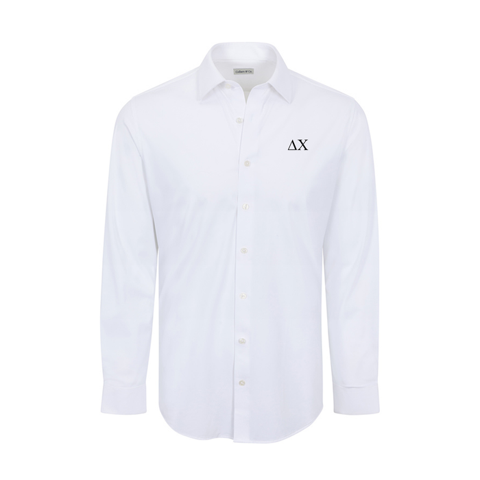 Collars & Co. Delta Chi Apex Performance Dress Shirt White