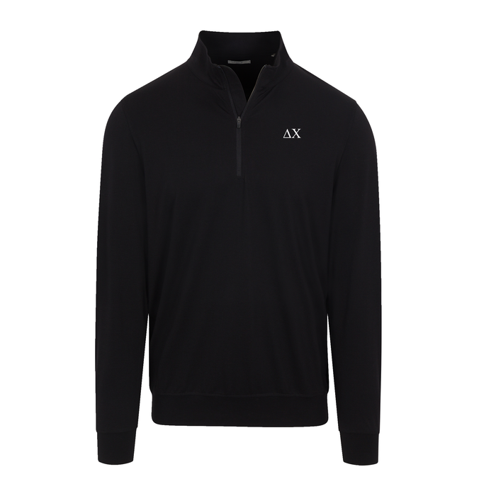 Collars & Co. Delta Chi Velocity Performance Quarter Zip Black