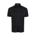 Collars & Co. Delta Sigma Phi Semi-Spread Collar Polo Black