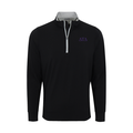 Collars & Co. Delta Tau Delta DriRelease® Performance Pullover Black with Light Grey Trim