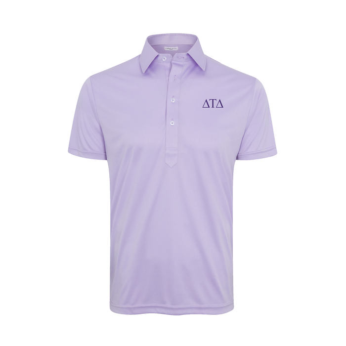 Collars & Co. Delta Tau Delta Semi-Spread Collar Polo Lavender