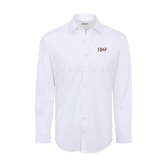 Collars & Co. Iota Phi Theta Apex Performance Dress Shirt White
