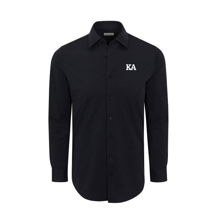Collars & Co. Kappa Alpha Order Apex Performance Dress Shirt Black