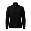 Collars & Co. Kappa Alpha Order Cloud Cotton Quarter Zip Pullover Black