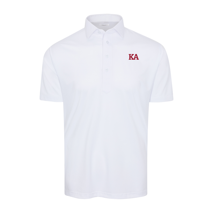 Collars & Co. Kappa Alpha Order Semi-Spread Collar Polo White