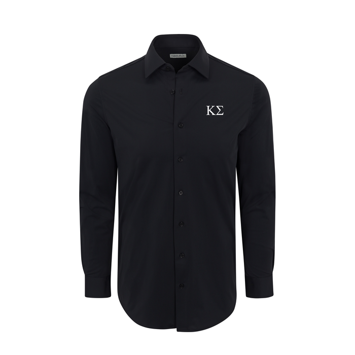 Collars & Co. Kappa Sigma Apex Performance Dress Shirt Black