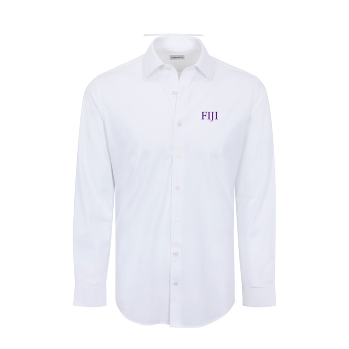 Collars & Co. Phi Gamma Delta Apex Performance Dress Shirt White