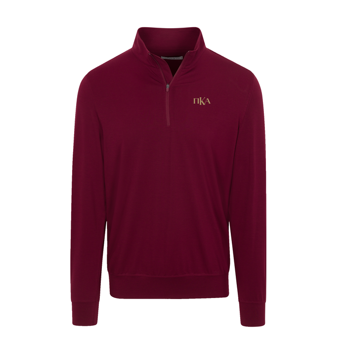 Collars & Co. Pi Kappa Alpha Velocity Performance Quarter Zip Maroon