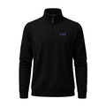 Collars & Co. Sigma Alpha Epsilon Cloud Cotton Quarter Zip Pullover Black
