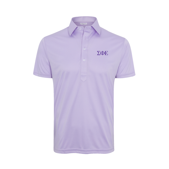 Collars & Co. Sigma Phi Epsilon Semi-Spread Collar Polo Lavender