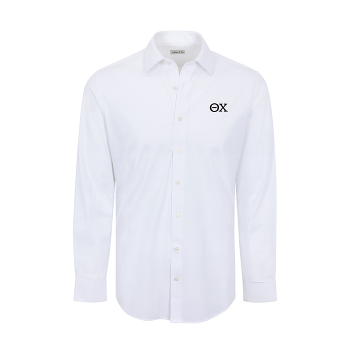 Collars & Co. Theta Chi Apex Performance Dress Shirt White