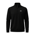 Collars & Co. Theta Chi Cloud Cotton Quarter Zip Pullover Black