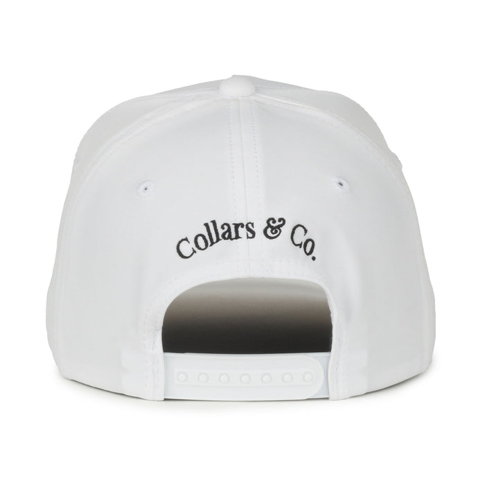 Collars & Co. Upside Down Golf Hat White