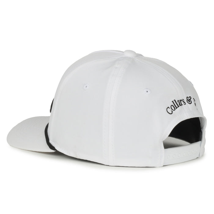 Collars & Co. Upside Down Golf Hat White
