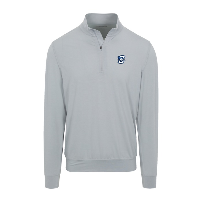Creighton Velocity Performance Quarter Zip Light Grey