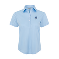 Creighton Women's Cap Sleeve Semi Spread Polo Sky Blue