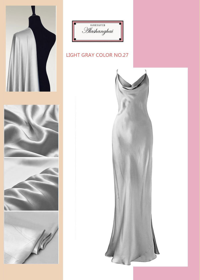 Crystal Mulberry Silk Gown