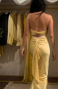 Daisy-Embroidered Cherie Gown