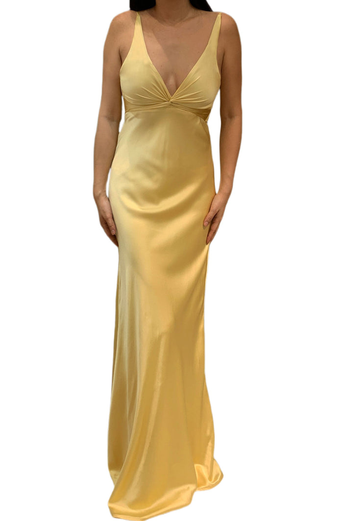 Daisy-Embroidered Cherie Gown