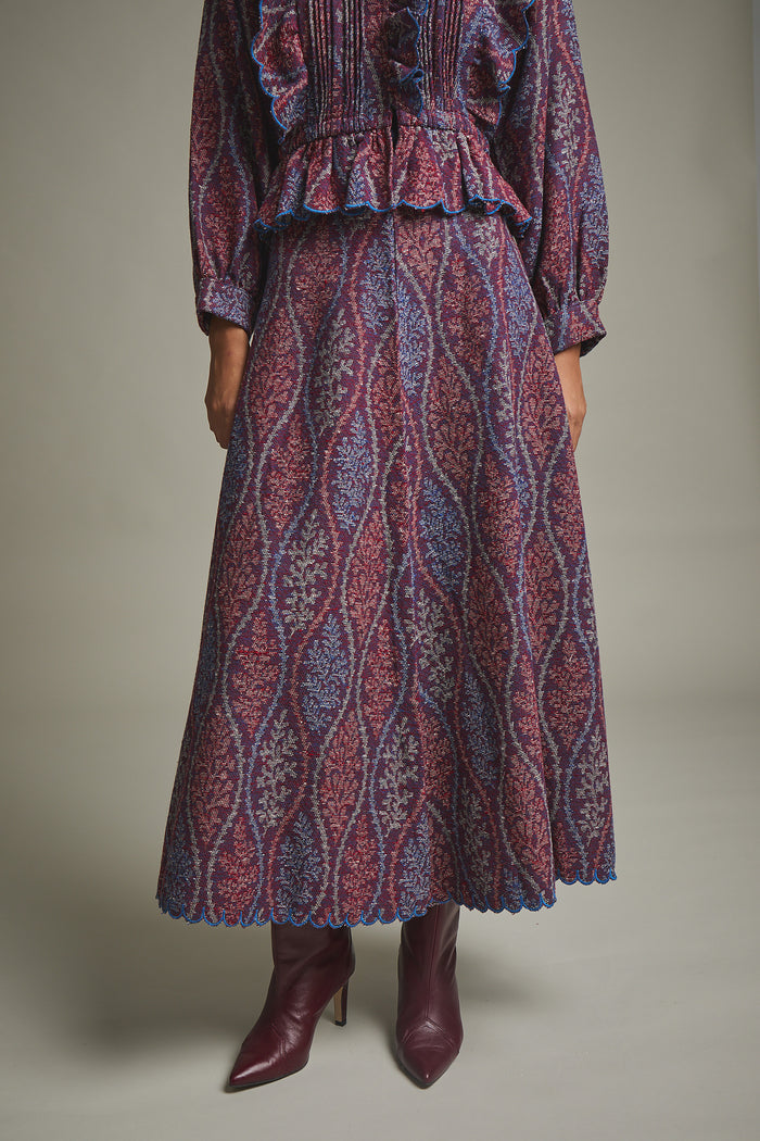 FALDA EMA MORADO