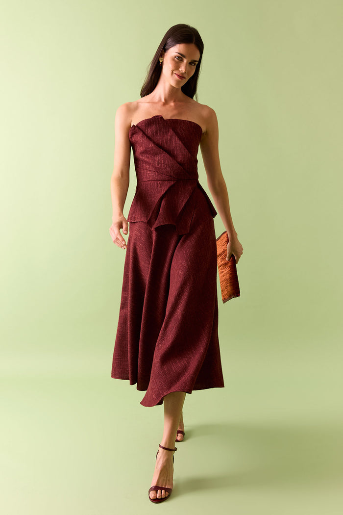 FALDA PERSEFONE GRANATE
