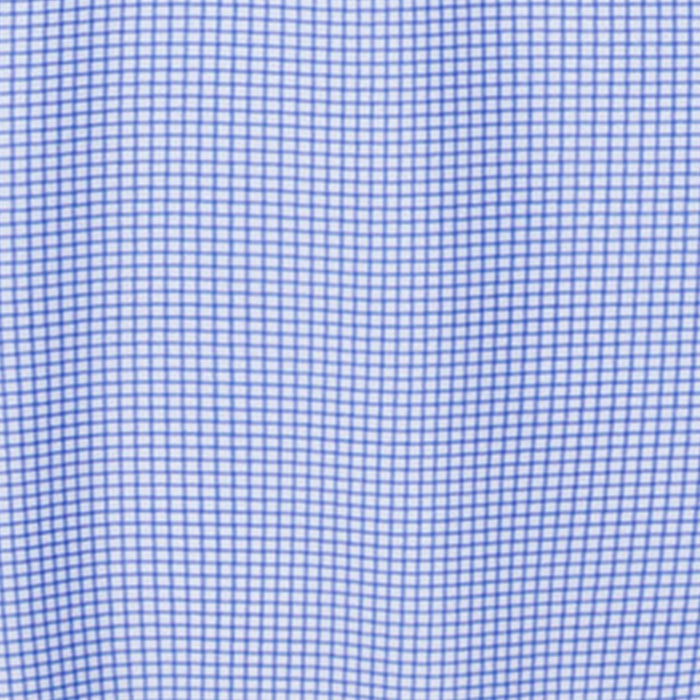 Featherweight Flex Polo Blue Micro Grid
