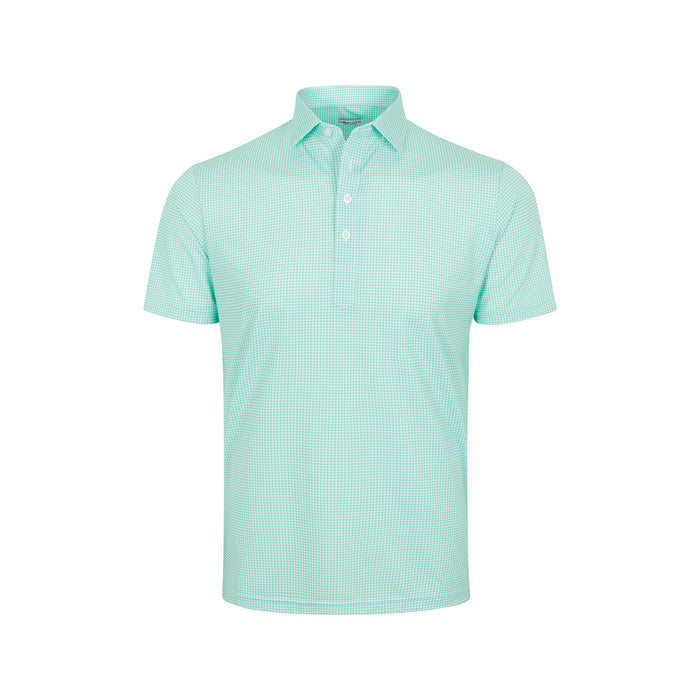 Featherweight Flex Polo Green Gingham