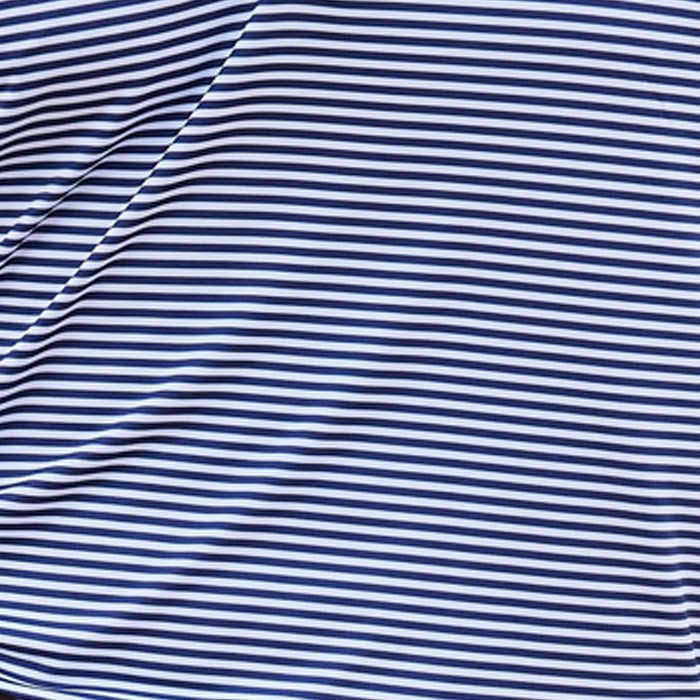 Featherweight Flex Polo Newport Navy Stripe
